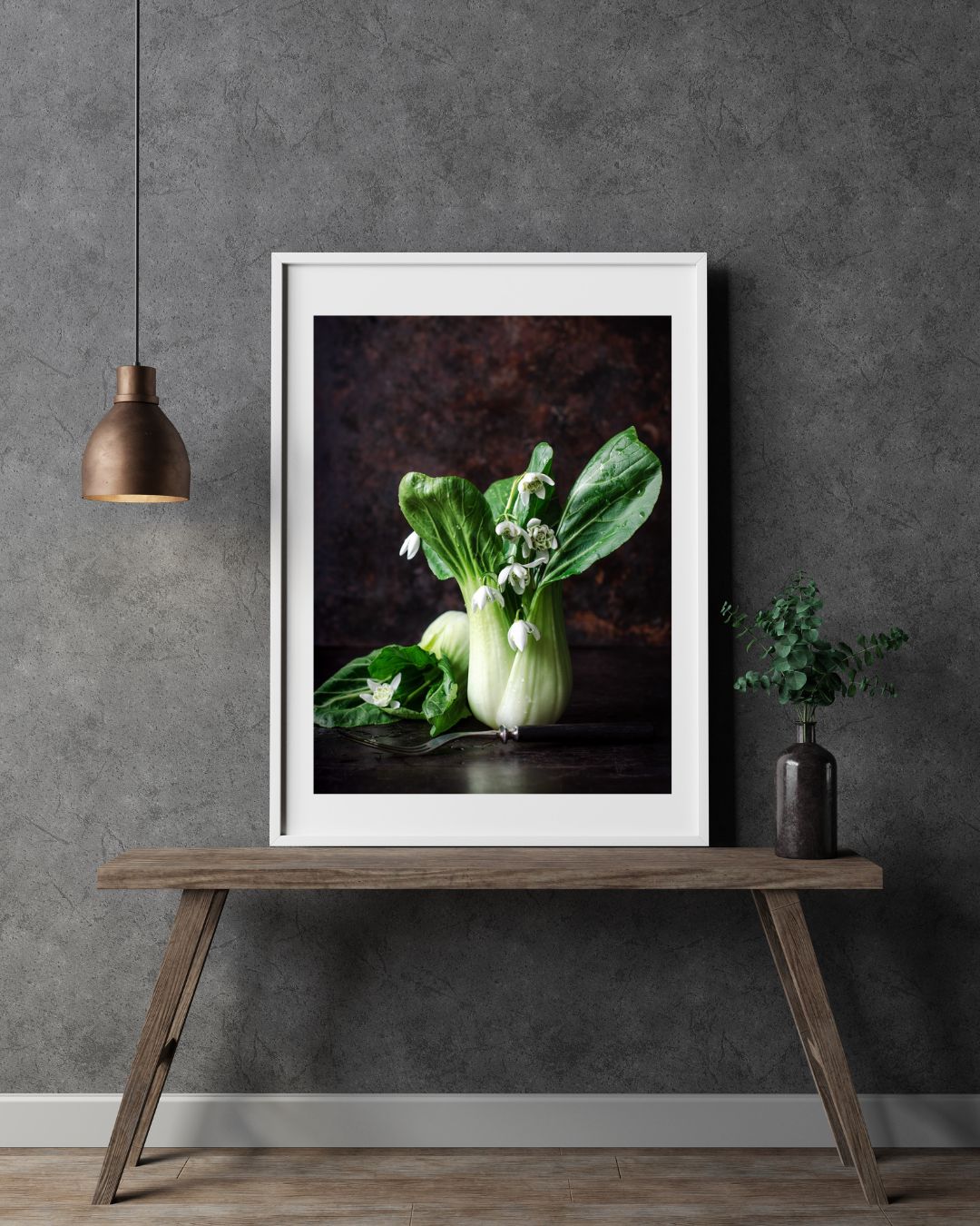 Fine Art Print En droppe grönt